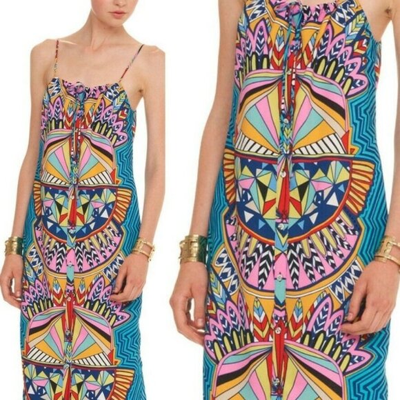 Mara Hoffman Mufasa Bold Print Mod Midi Sun Dress XS - Picture 13 of 13